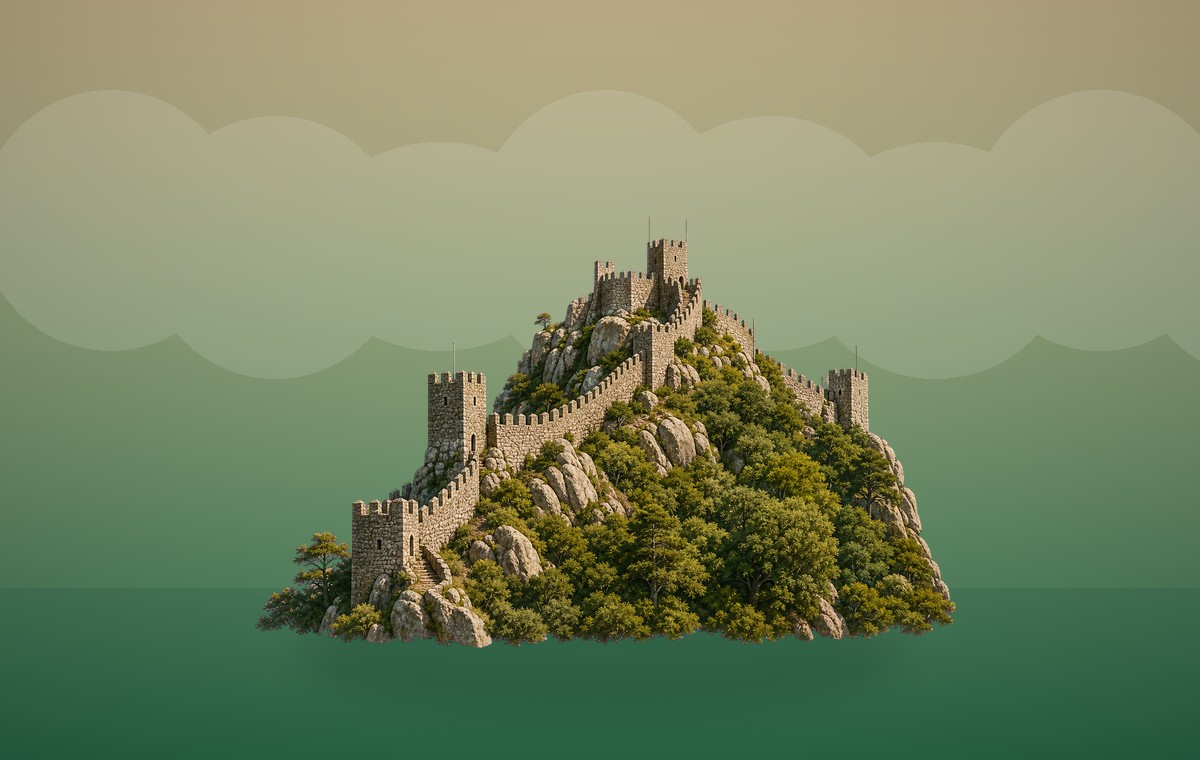 Panoramic view of the Serra de Sintra